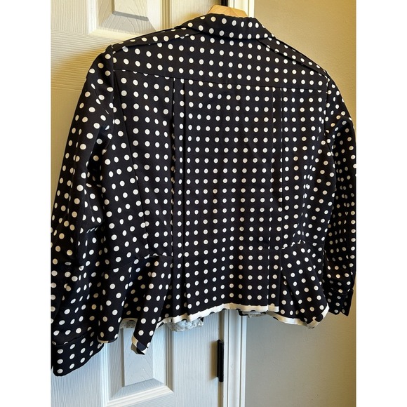 2000s VINTAGE Yves Saint Laurent by Stefano Pilati Polkadot Jacket Y2K RUNWAY 42 - Picture 7 of 7